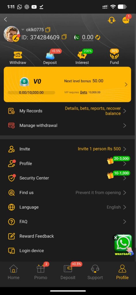 XP777 Game Profile
