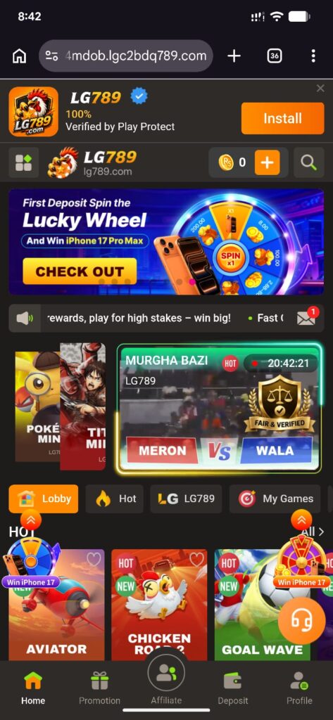 LG789 game Home